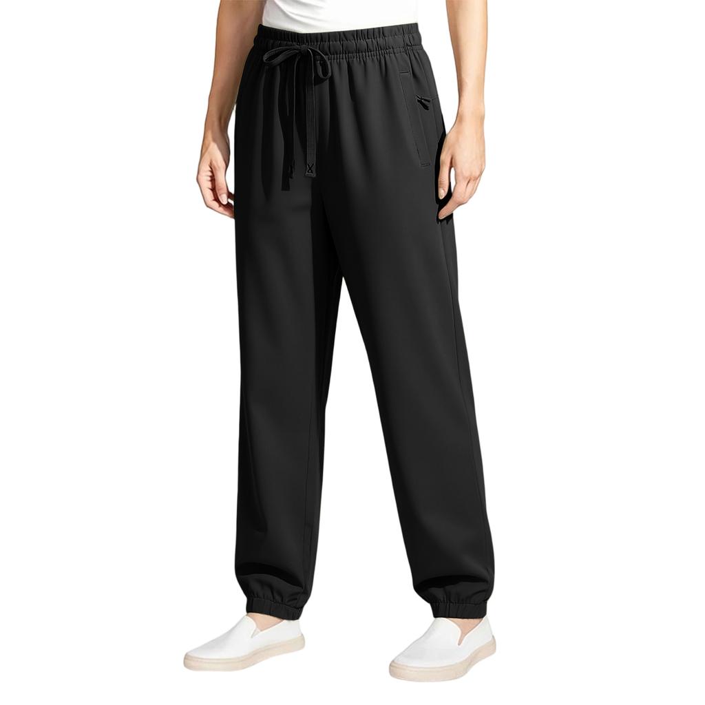 Women's Summer Ice Silk Sun Pants Sporty Casual Loose Fit Breathable Quick Drying