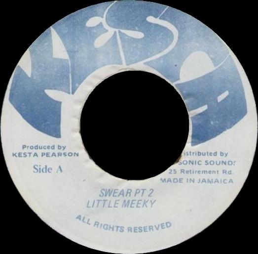 

7inch Record LITTLE MEEKY - Swear Pt 2 NONE Kesta Jamaica Reggae, Ska & Dub Used