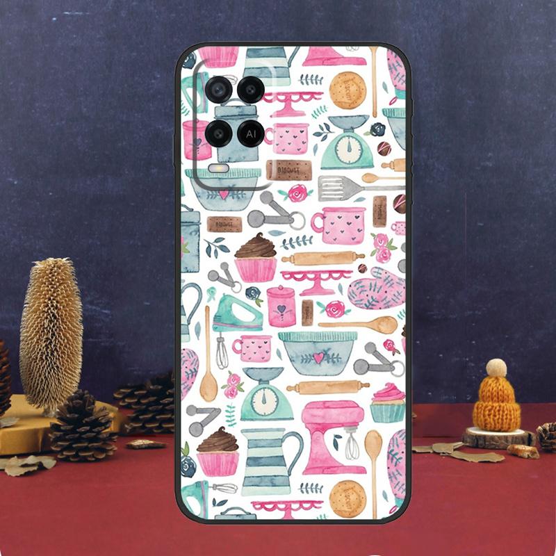 

Baking Tools Case For Oppo A5 Pro A6 A15 A18 A38 A58 A78 A98 A54 A74 A94 A17 A57 A80 A60 A40 A16 A76 A96 OPPO A80 5G