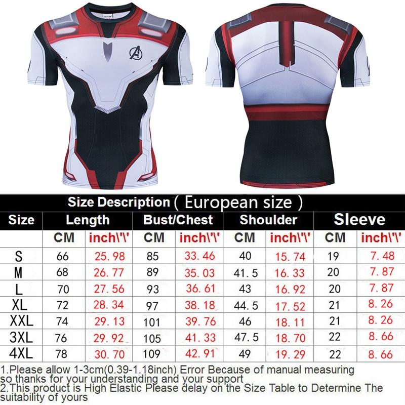 Spiderman Batman Superhero 3d Print Gym Tshirt Men Fitness Tee Compression Tops