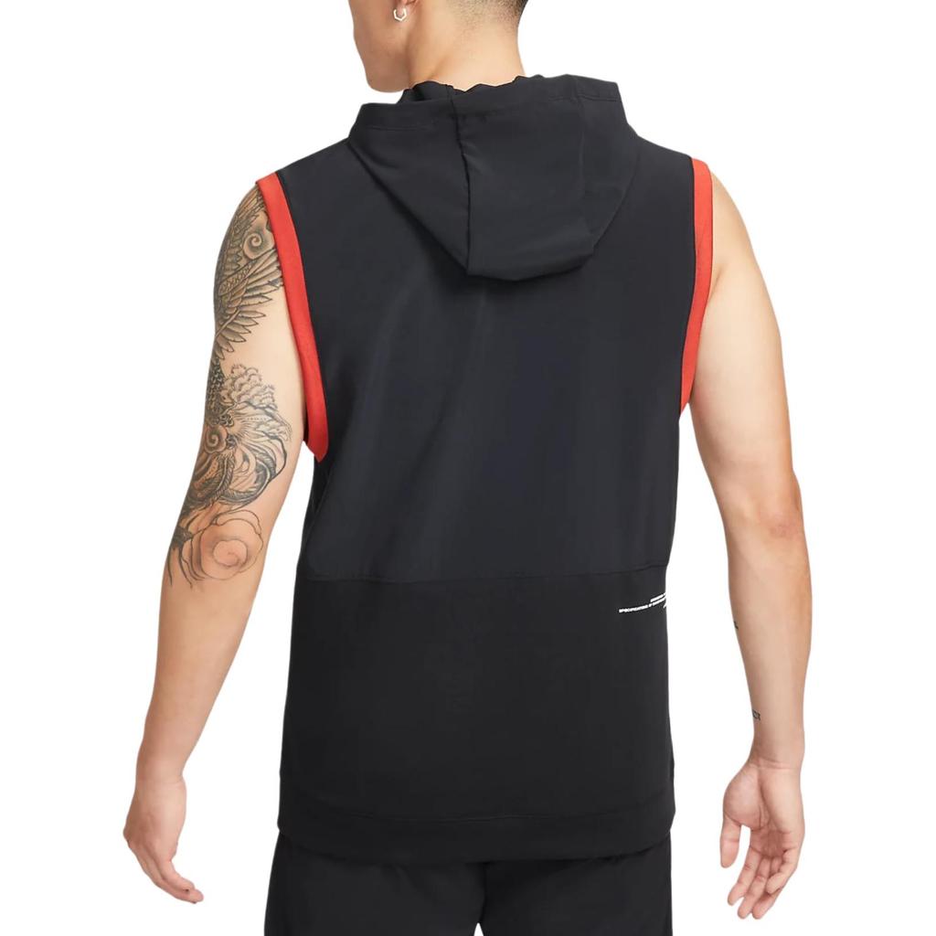 Nike T Shirts Men's Black Hooded Moderate Straight Fit DM6663-010