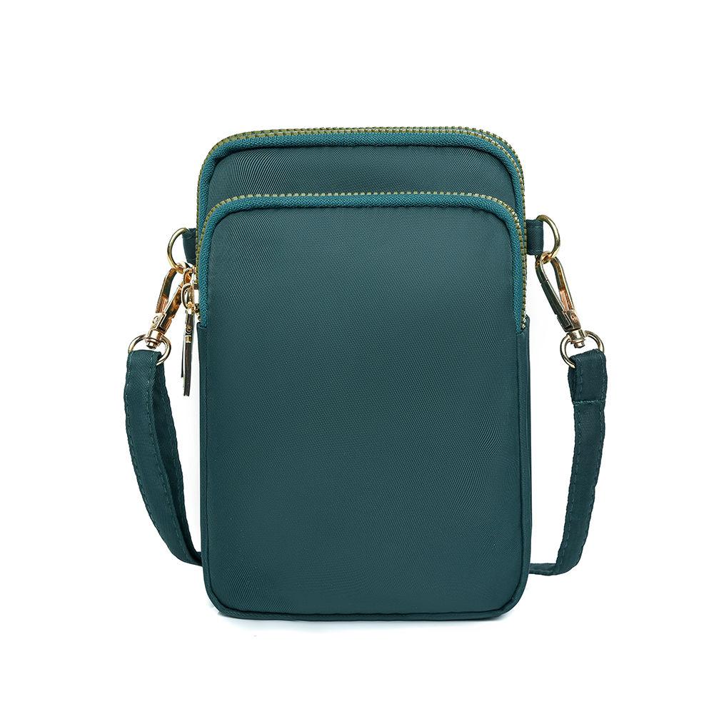 Bolsa para Celular Bolsa Transversal Feminina Mini Bolsa de Lona Versátil Estilo Vertical Ombro Único Porta-Chaves Porta-Moedas