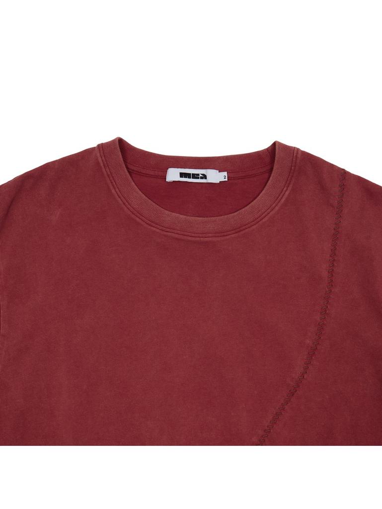 MEA Vintage Washed Stitch T-Shirt [Red]