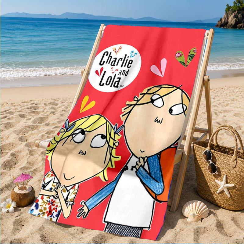 Lola Adventure Beach Towel, Super Soft Microfiber, Perfect Gift for Her/Him, Birthday, for Pool, Beach, Travel, Decor Beach Party