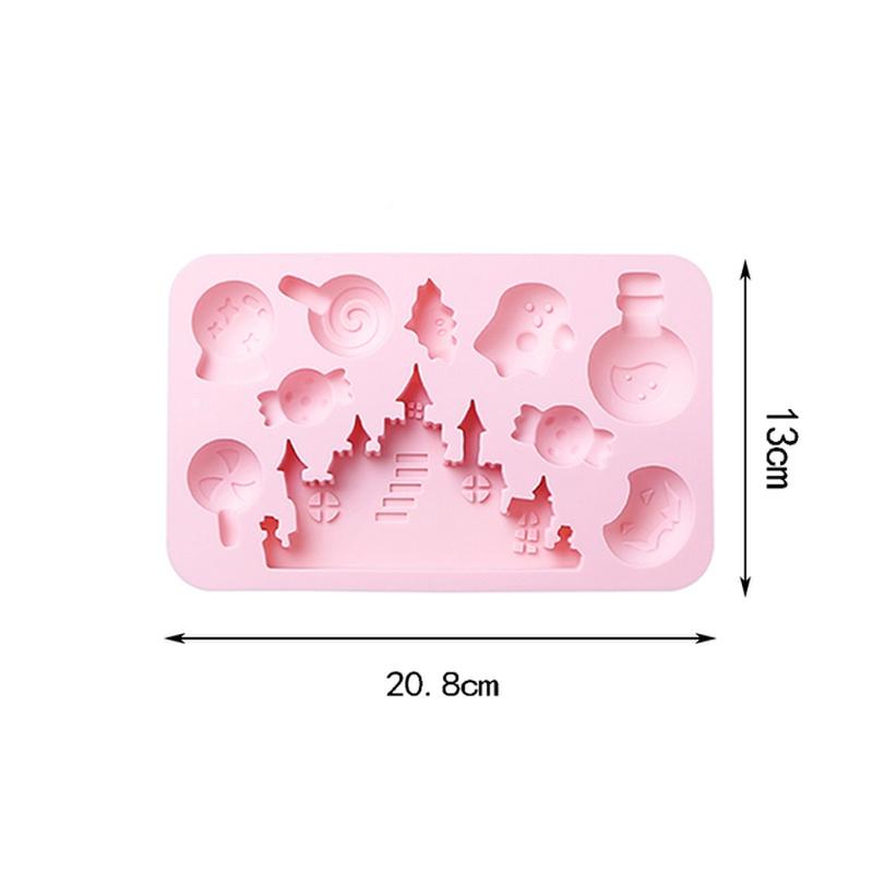 Diy Halloween czekoladowe formy silikonowe herbatniki ciasto wakacje narzędzie do pieczenia prezent na boże narodzenie Cartoon Food Grade silikonowe narzędzie kuchenne