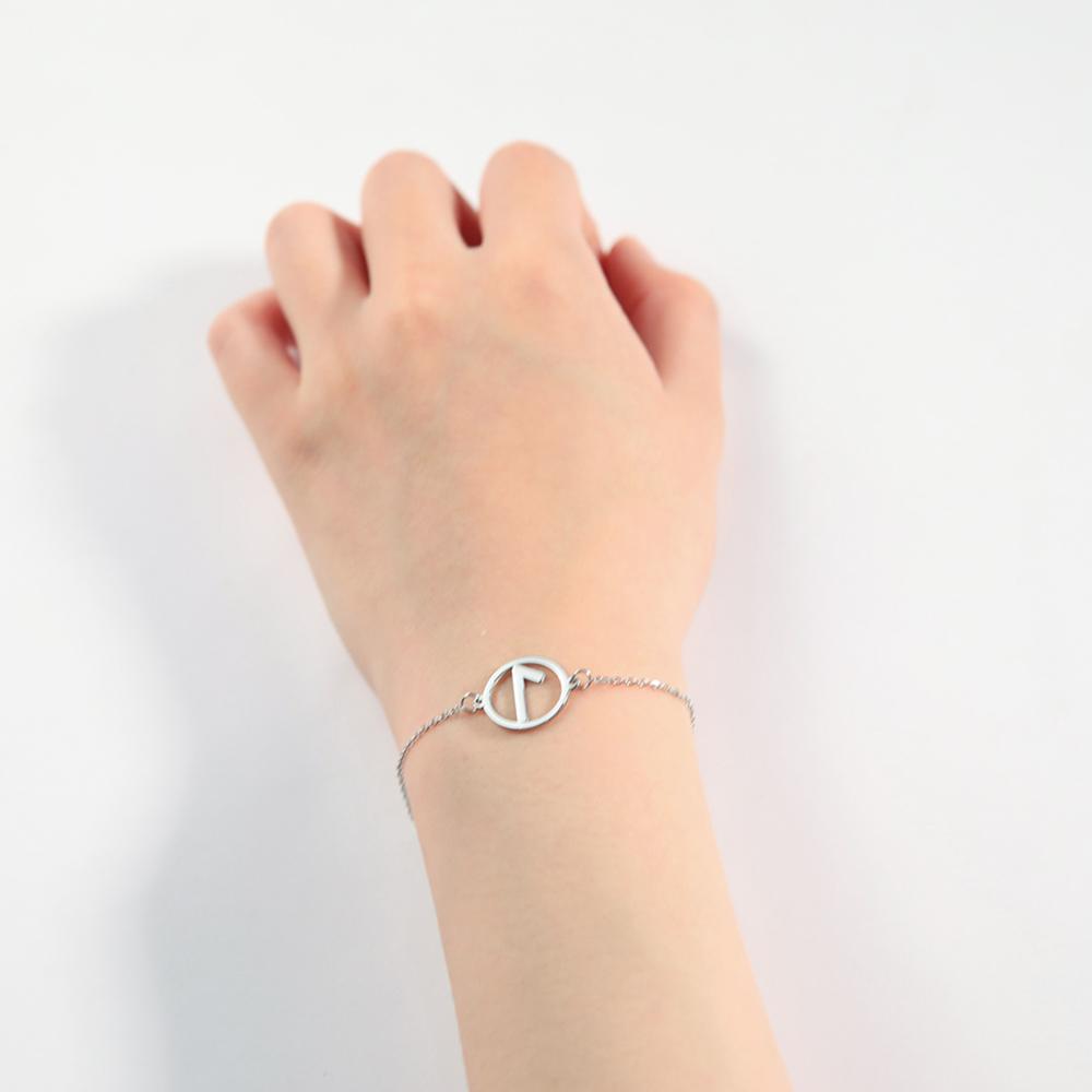 My Shape 24 Viking Runes Odin Stainless Steel Bracelet Adjustable Nordic Small Charm Cuff Bangle Jewelry Gifts for Women Female
