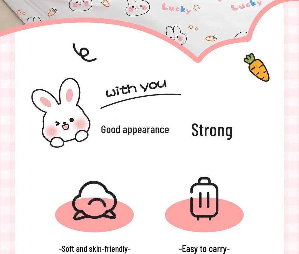 Disposable Hotel Bedding Set: Double Thick Anti-Dirty Sheets, Duvet & Pillow Covers, Quilt Cover - Four-Piece Travel Set