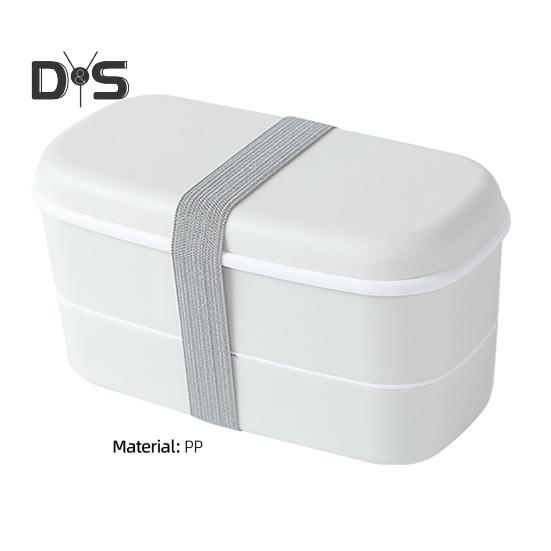 Heat Resistant Food Container 2 Layer Microwaveable Safe Multifunctional Food Container