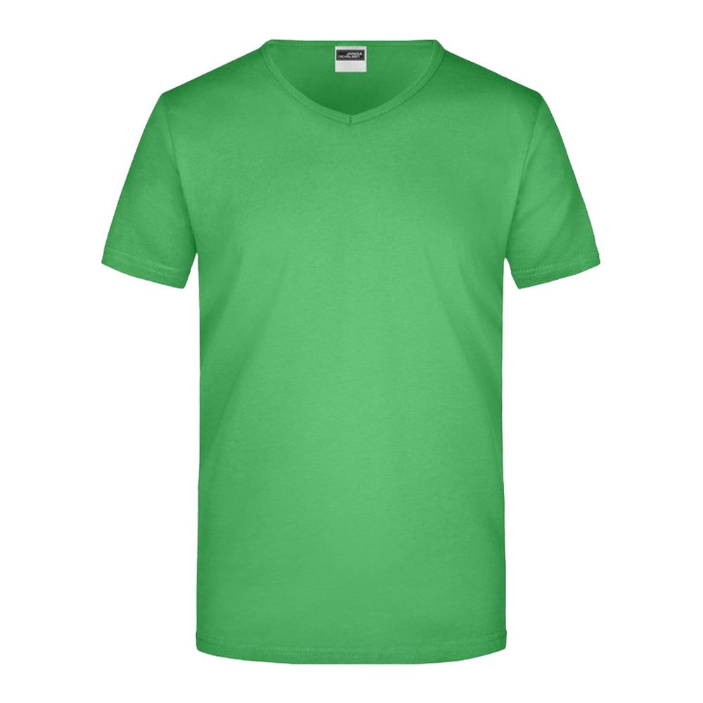 James and Nicholson Mens V Neck Slim T-Shirt
