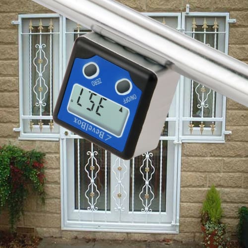 TECKOPLUS Digital Angle Meter, Inclinometer, Bevel Box, Angle Meter with Mode, }180.0, 3 Internal Magnets, IP54 Waterproof