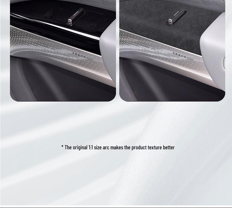 Zeekr 7X Alcantara Suede Window Lift Panel Ultra-Thin Sticker for Interior Button Decoration