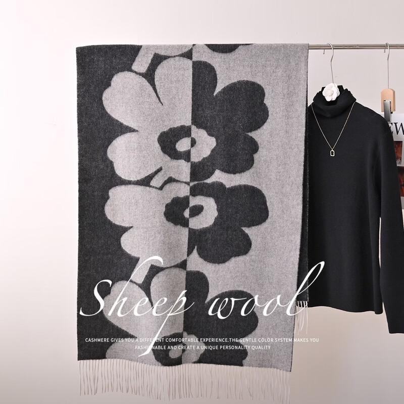 Women's 100% Wool Scarf & Shawl