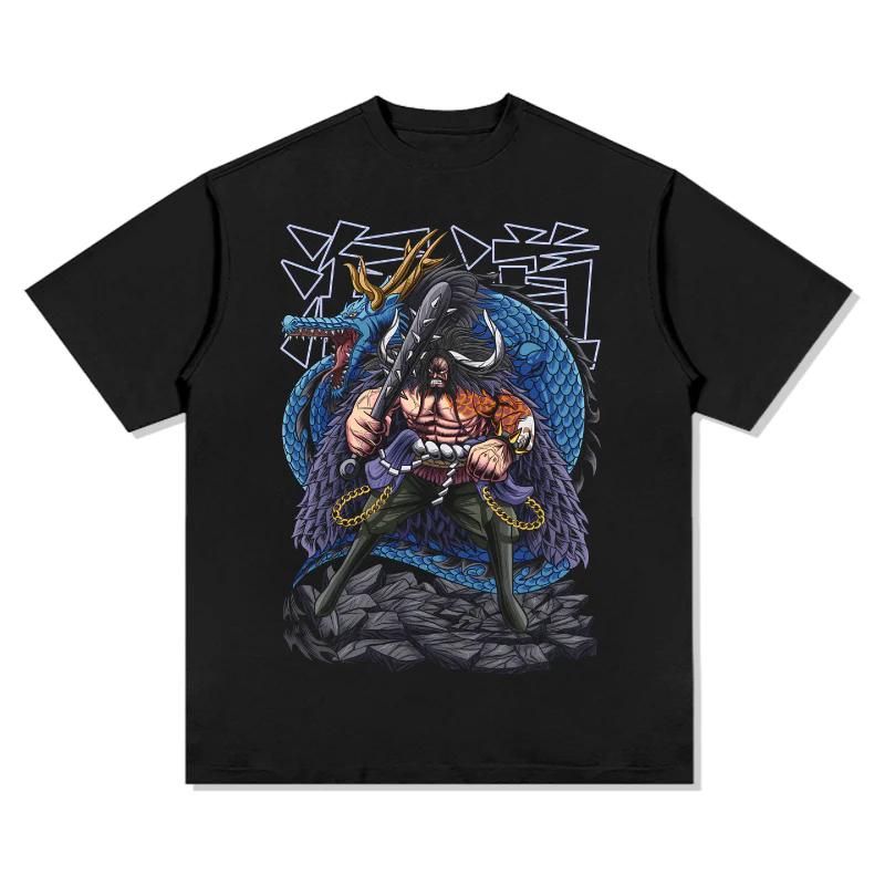 

One Piece Japanese Anime Pure Cotton Tshirt 2026 Summer Unisex Women Anime Enthusiasts Retro Comfortable Casual Streetwear Tshirt S