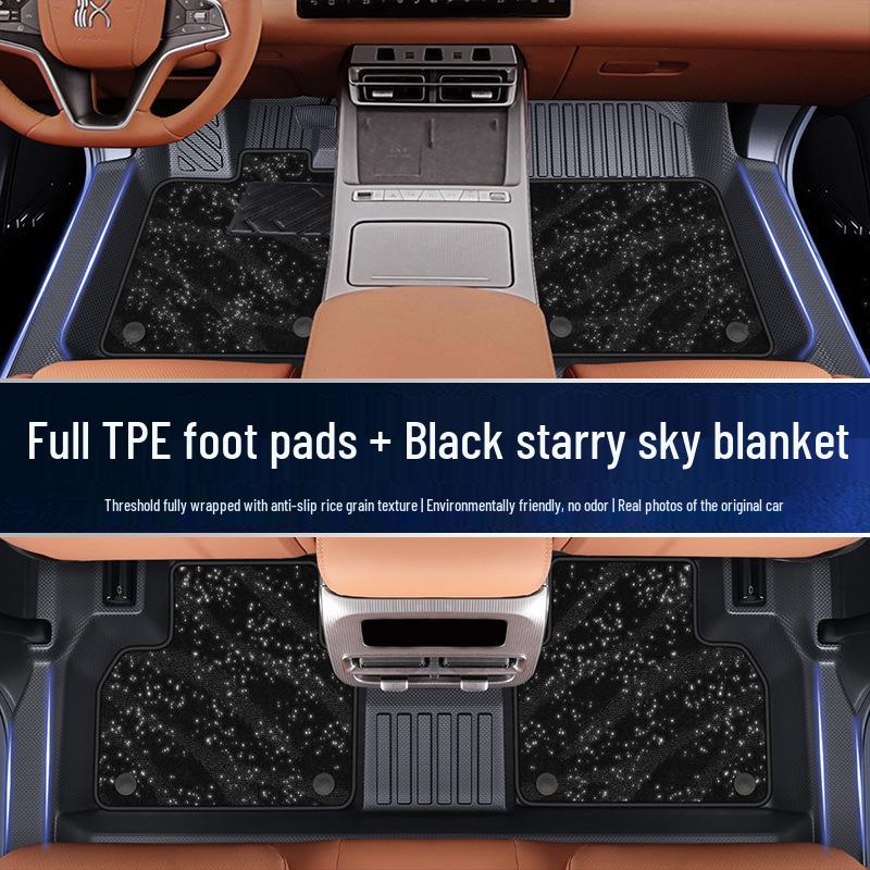 Yongjue TPE Floor Mats for BYD Han L - Full Coverage Car & Door Sill Accessories