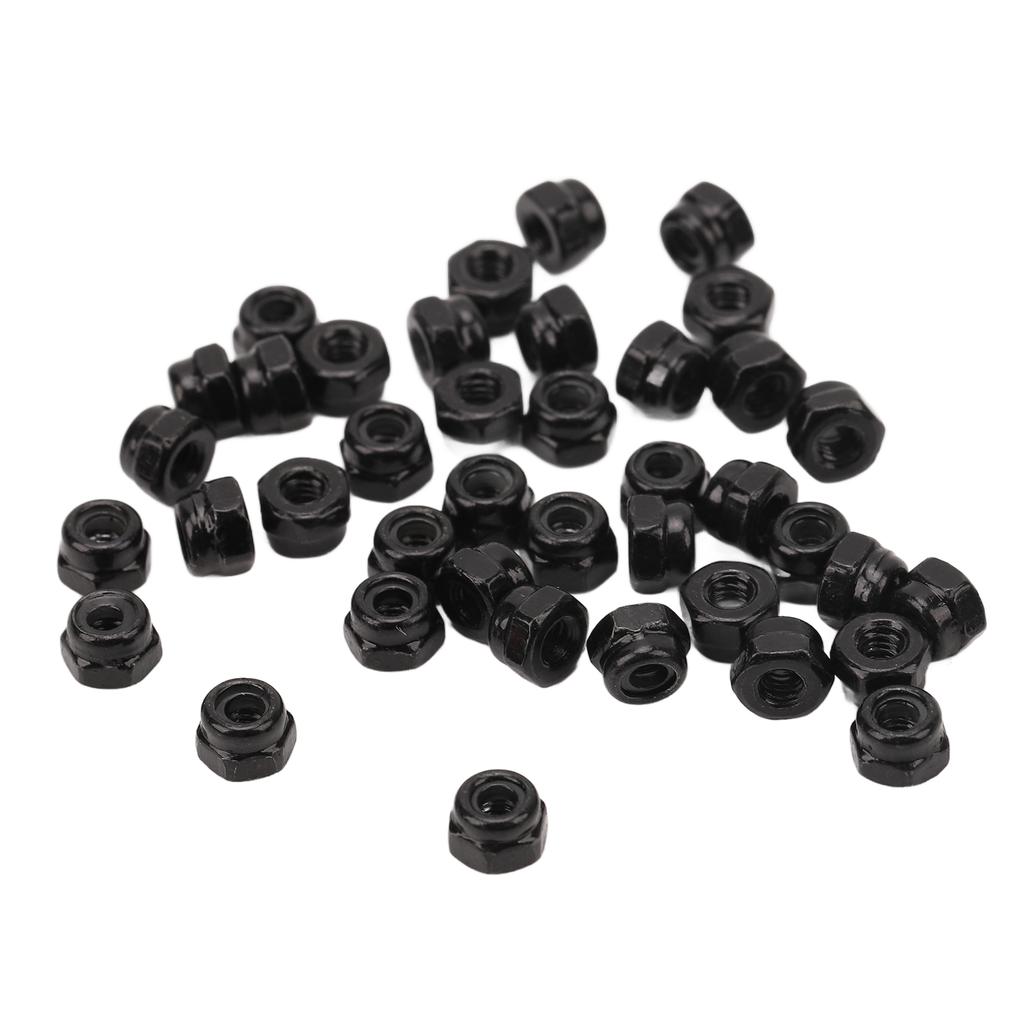 40Pcs RC Wheel Lock Nut Iron M2.5 Hex Accessory Set Kit for Traxxas 1 18 Climbing Car