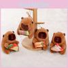 Capybara Plush Doll Keyring With Pp Cotton Filling For Kids And Animal Enthusiasts
