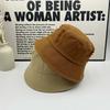 Plain Face Covering Face Showing Face Small Bucket Hat Four Seasons Versatile Simple Couple Basin Hat Go Shopping Shade Sun Hat Tide