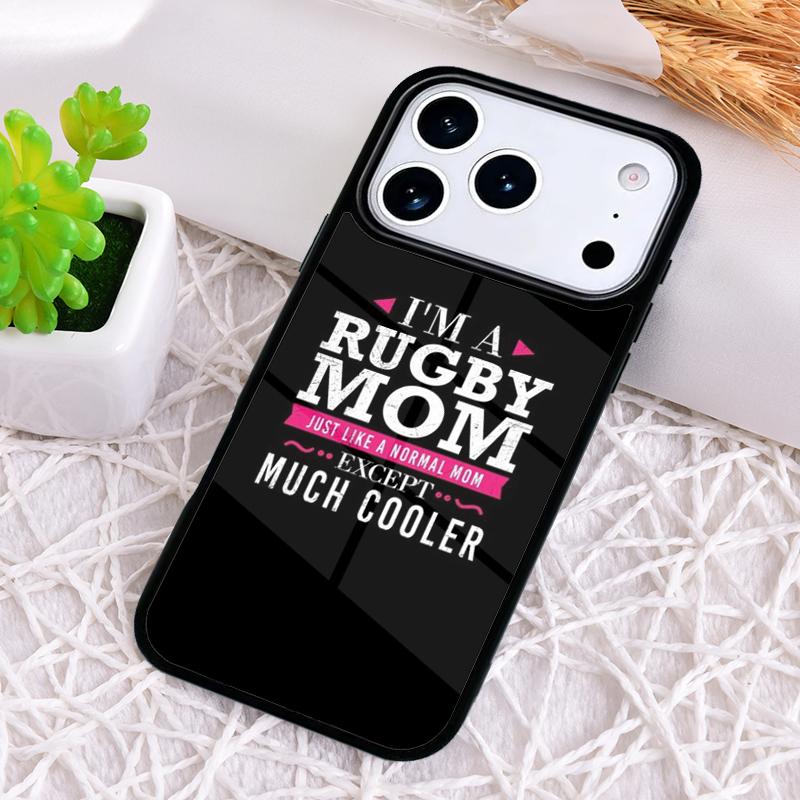 Rugby Ball Shockproof Phone Case for iPhone 17 Air 16e 15 11 12 14 13 Pro Max Cover Coque