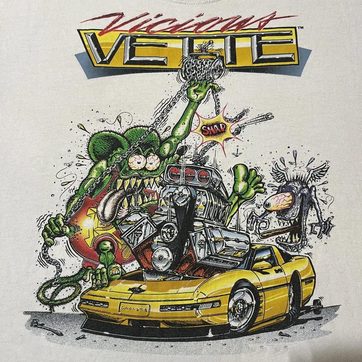 Rat Fink Ed Roth Short Sleeve Cotton Unisex S to 5Xl T-shirt XXXXL