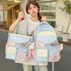 Kawai Large Capacity Backpack for Women Versatile for High School College Students Backpack Instagram Style Backpack Trend