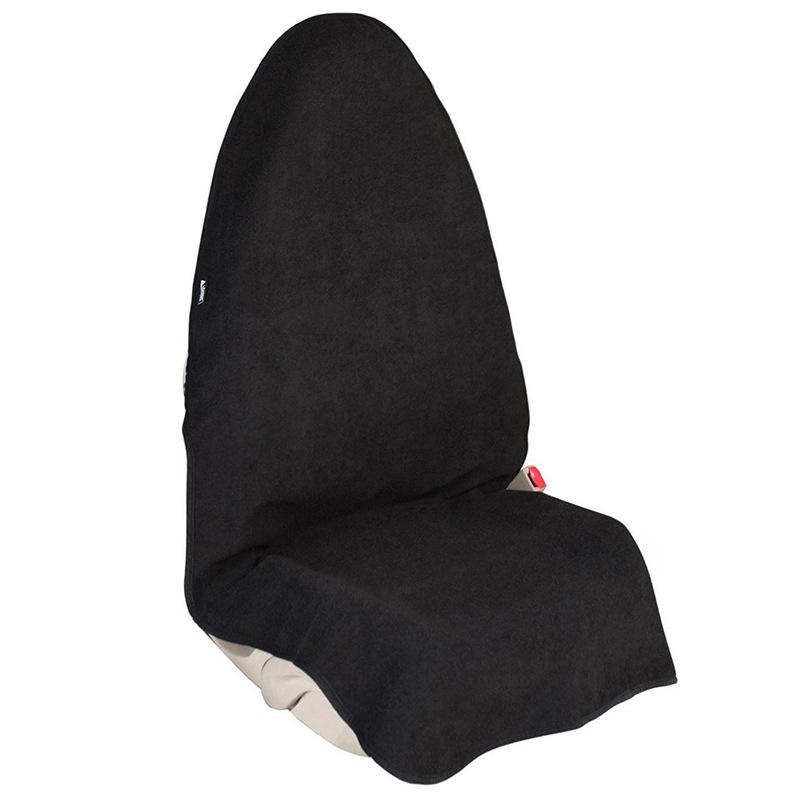 Universal Waterproof & Sweatproof Vehicle Seat Cover - Terry Cloth, Dustproof, Four Seasons Compatibility, Sports Seat Cushion
