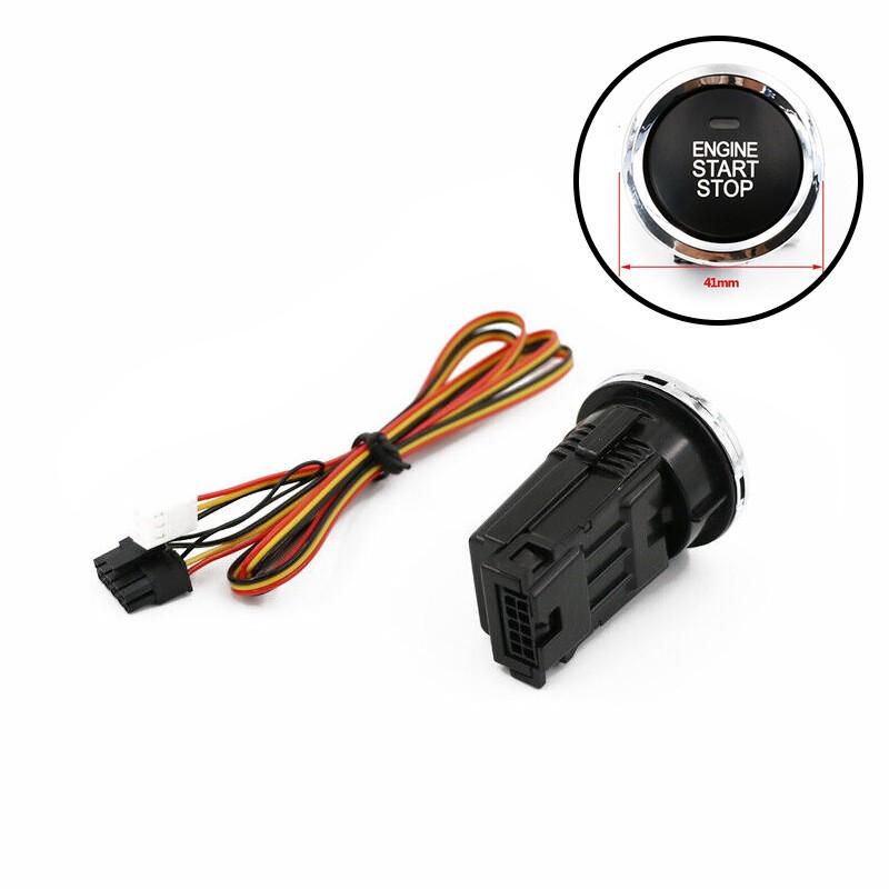 12V Car Keyless Engine Start Stop Push Button Power Starter Ignition Switch Kit