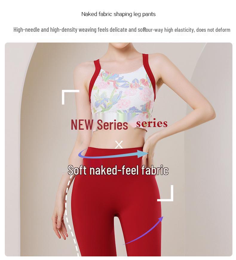 Neue Farbe Damen Stoßfestes Yoga Fitness Tank & Sportunterwäsche Set - Hohe Intensität Seitenboob-Unterstützung zum Laufen