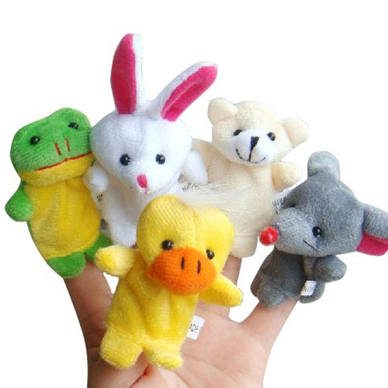 Mini Plush Dolls Cartoon Animal Puppet Theater Performance Props Soft Comfortable Hand Puppet Cloth Theater Various Styles TMZ