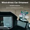 1/2/4/6Pcs Car Ornaments with Light Cool Dynamic Rotating Design Easy Installation Aircraft Shape Motorcycles Bicycles Decorations