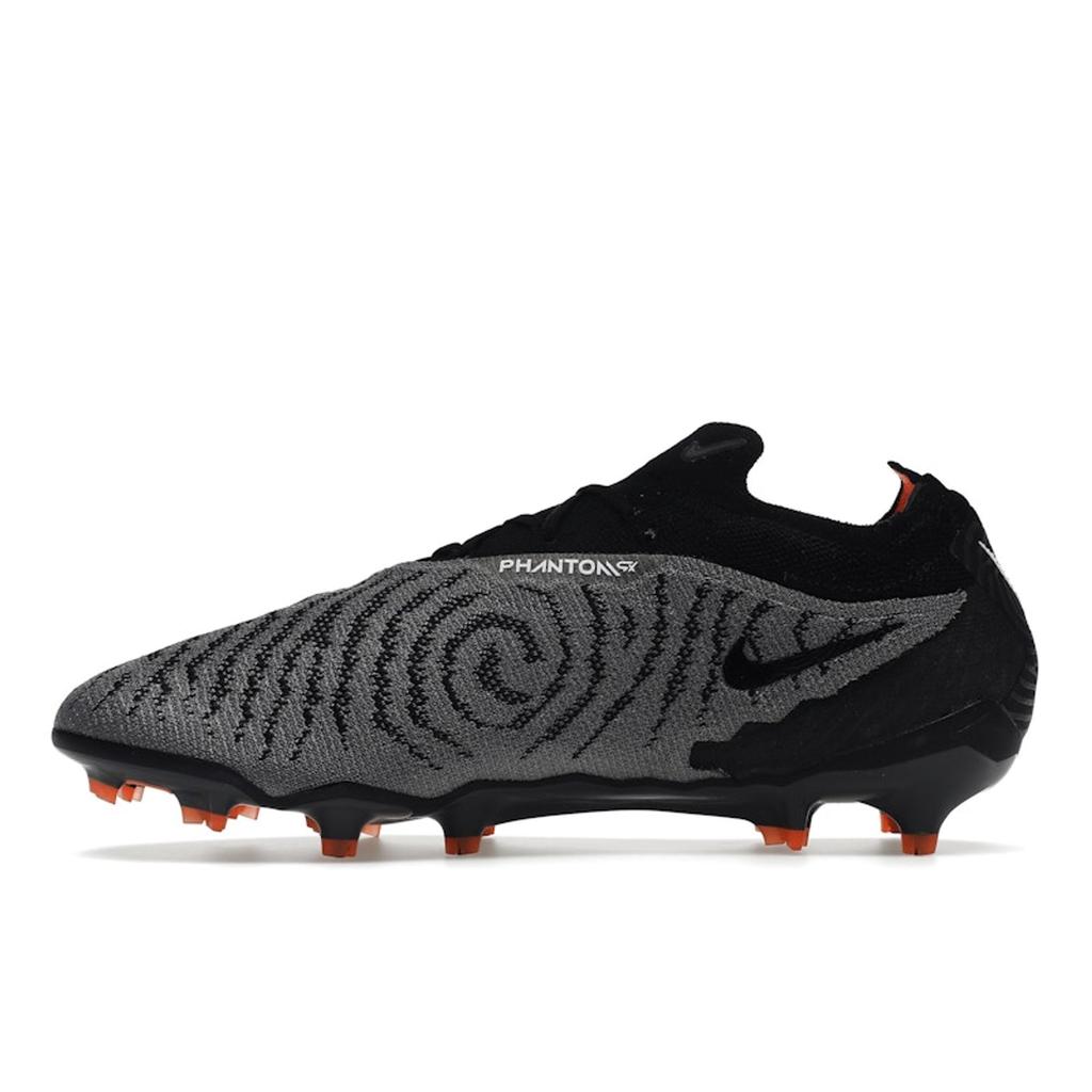 Nike Phantom GX Elite Gripknit FG Shadow Pack Men Sneakers Black Dark-Smoke-Grey Total-Orange DC9968-010