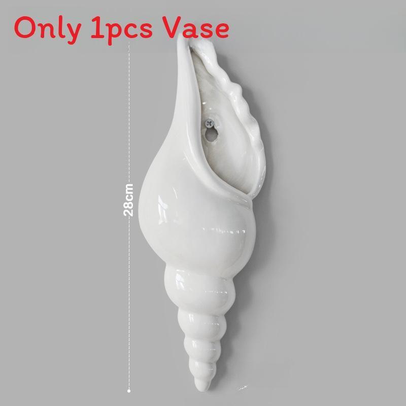 

Wall Shell Contemporary Vase For Home Decor To Enhance Interiors Minimalist Style K