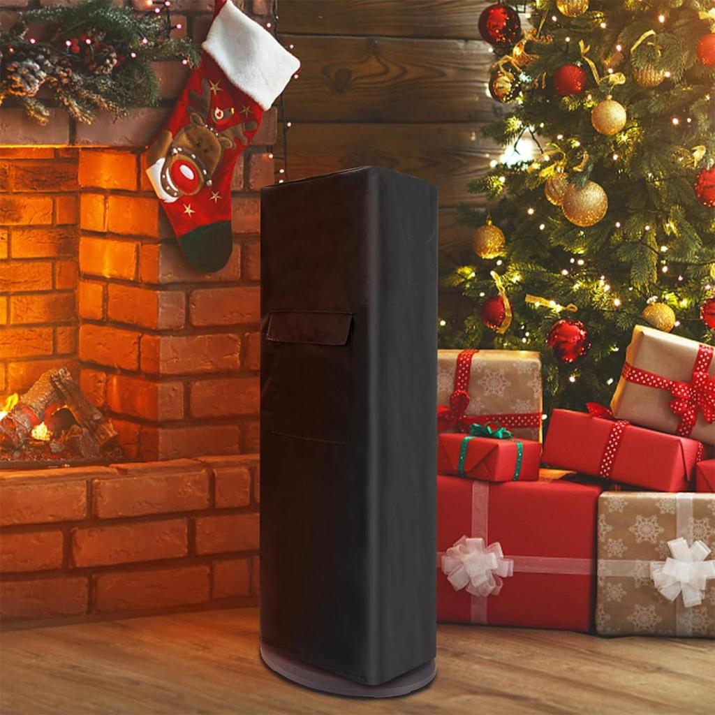 Patio Heater Covers Adjustable Protector Waterproof With Zipper Heat Lamp Cover For Outside Winter Home Air Conditioner Exterior