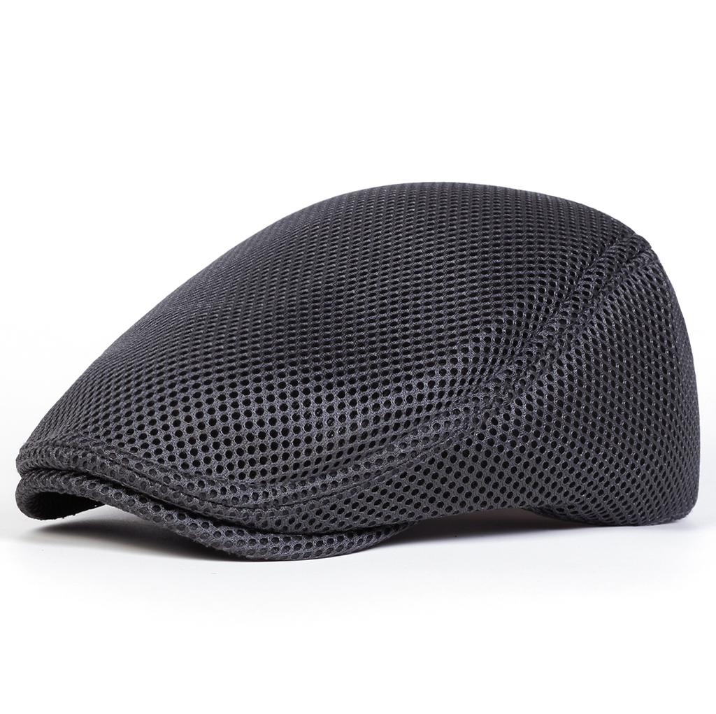 Men Mesh Breathability Newsboy Caps British Painters Hats Spring and Summer Flat Cap Hip Hop Berets