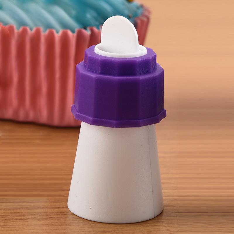 Icing Piping Bag Nozzle Converter Two-color Monochrome Cream Coupler Pastry Nozzles DIY Cup Cake Baking Decorating Tips Set