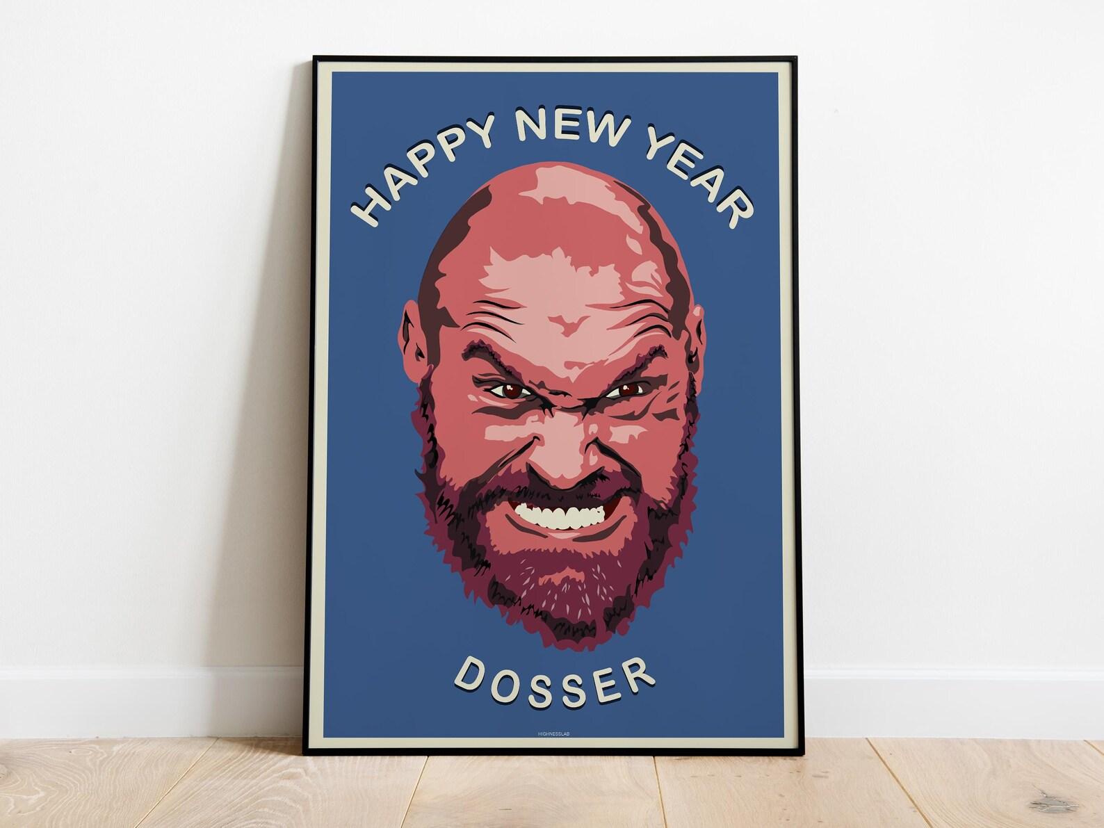 Tyson Fury Gypsy King Boxing Art Print - Sport Illustration XL