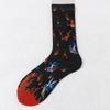 Colorful Cartoon Creative Fashion Vine Graffiti Novelty Men Women Socks Winter Warm Comfortable Cotton Sokken Dropship