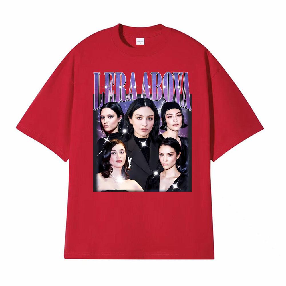 

Lera Abova Vintage Graphic Tshirts Mens Women Clothing Fashion High Street T Shirt Hot Sale Oversized Cotton Comfort T Shirts S