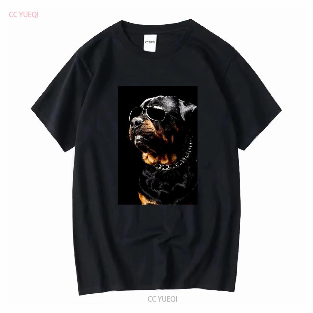 Unisex Unisex Shirt Cult T Rottweiler Long Or Short Sleeves Vintage Washed Fashion Top For Everyday Wear Streetwear Homme