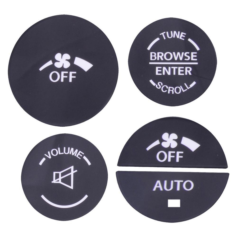 For Chrysler 200&300 2014-2017 A/C Climate Control Button Repair Decals Sticker