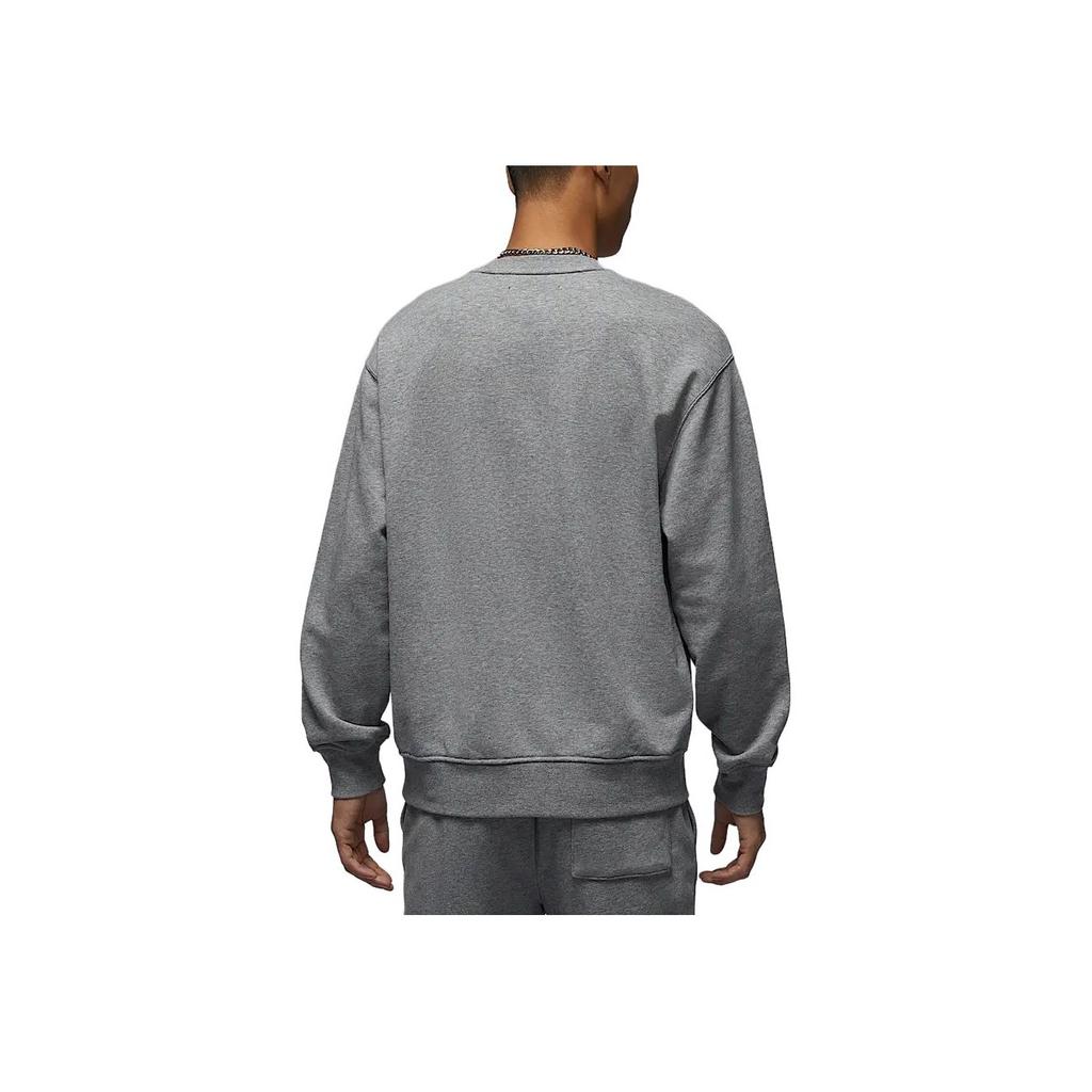 Jordan Brooklyn Fleece FW24 Casual Soft Skin-Friendly Breathable Sports Spliced Sweatshirt Men sweatshirt Carbon-Gray FV7296-091