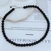 New chinoiserie retro black agate necklace casualaccessible luxury handmade beaded whiteelegant exquisite beaded necklace