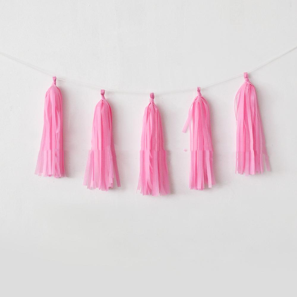 Colorful Paper Tassel Wholesale Birthday Party Wedding Decoration Christmas New Year Scene Decor Vivid Hue Pull Flower Supplies