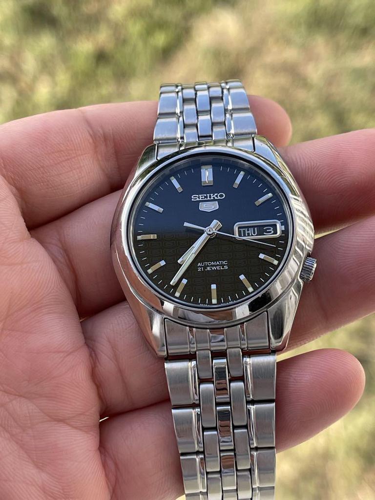 [USED] SEIKO Automatic Watch Black Dial