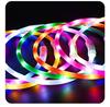 Rechargeable Waterproof LED Dog Collar: Colorful Nighttime Walking Light