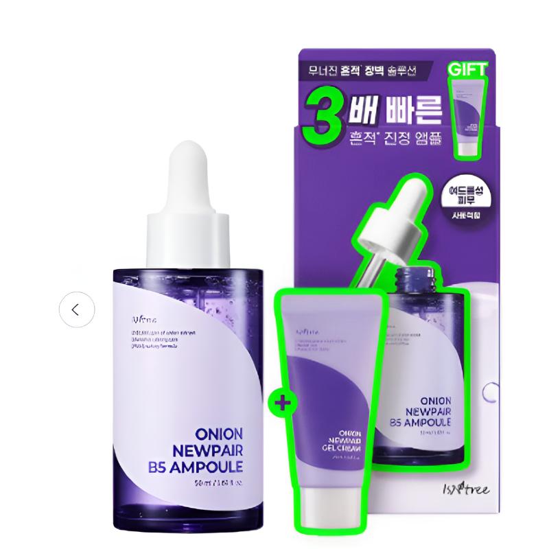 

[ISNTREE] Onion Newpair B5 Ampoule Set 50 ml + Gel Cream 20 ml