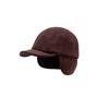 Custom Logo Corduroy Baseball Caps For Men Women Winter Warm Thicken Artificial Lamb Earflap Snapback Hats Windproof Bomber Hats