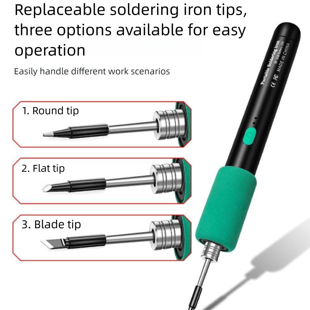 Plug and Play Electric Soldering Iron Three-level Temperature Wireless Soldering Iron  Repair