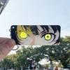 Breloc Creativ Stil Anime Model Ochi Accesoriu Material Metalic Durabil cu Prindere Sigură pentru Decorarea Genții și Uz Personal