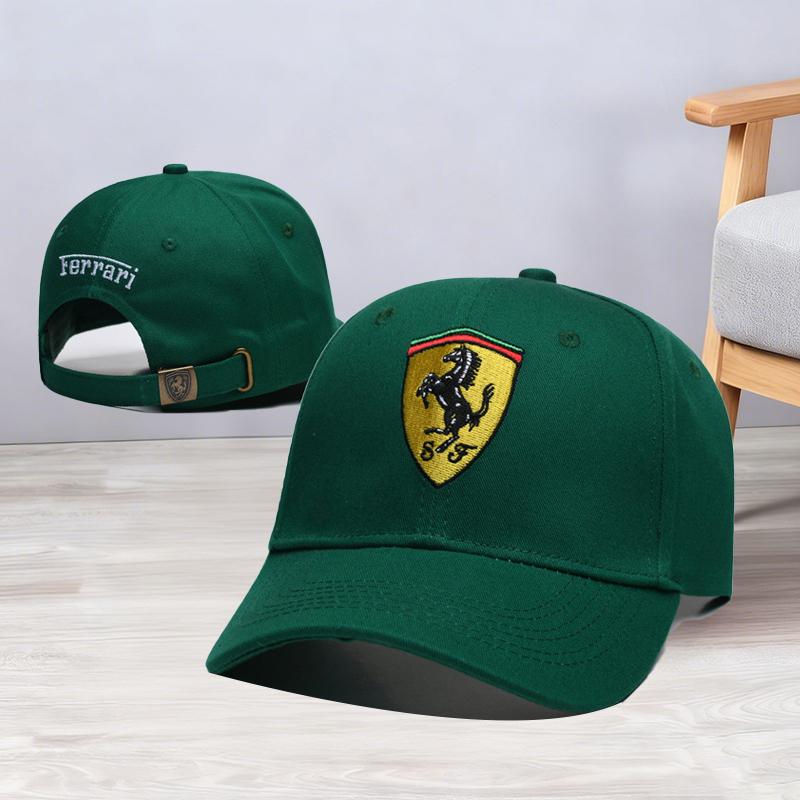 Baseball Cap Embroidered Adjustable Motorsport Hat Sun Protection Sports Cap For Ferrari Roma 488 Portofino F8 Roma Spider SF90