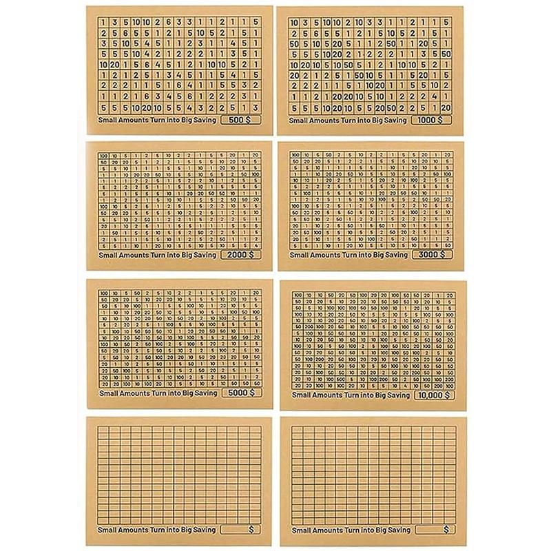 

Деревянная копилка для денег 1000/2000/3000/5000/10000 евро с целями сбережений и цифровой коробкой, многоразовая деревянная копилка